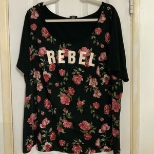 Rebel floral top